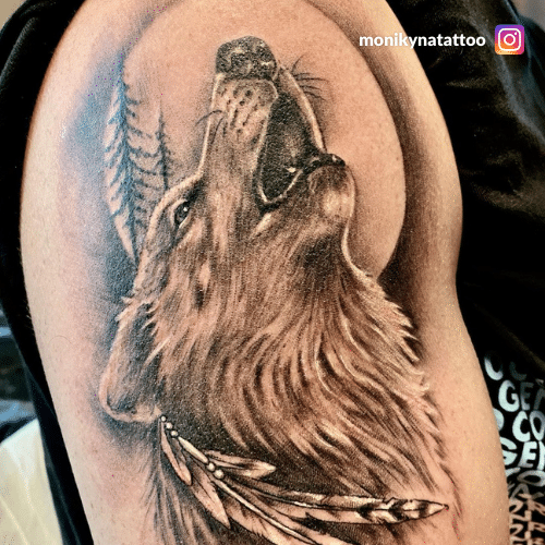tatuaggio del lupo