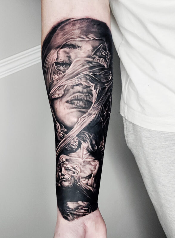 Un tattoo realizzato da Giovanni Santopietro